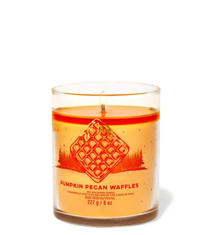 Pumpkin pecan waffles