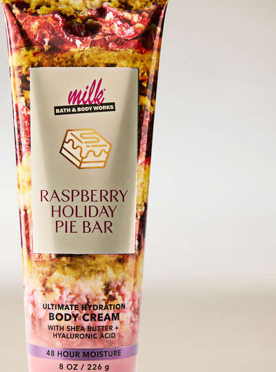 Raspberry Holiday Pie Bar