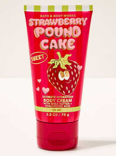 Strawberry pound cake