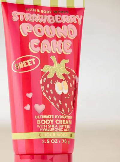 Strawberry pound cake