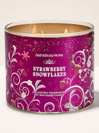 Strawberry Snowflakes