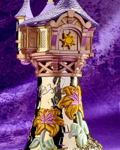 Porta vela Rapunzel torre