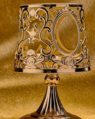 porta vela Disney Princess Royal Lamp