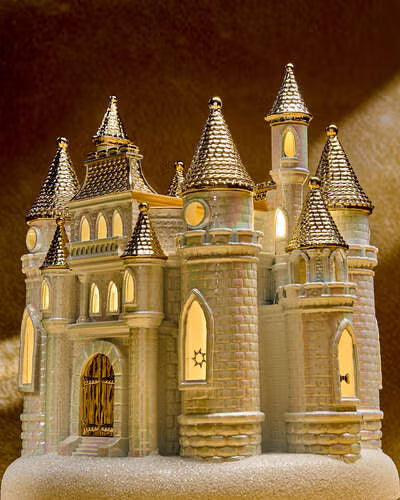 Porta vela castillo Disney Princess
