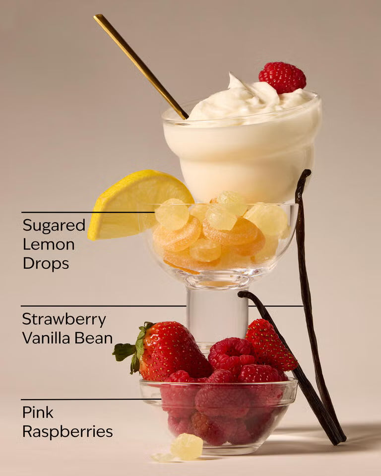 Raspberries & whipped vanilla