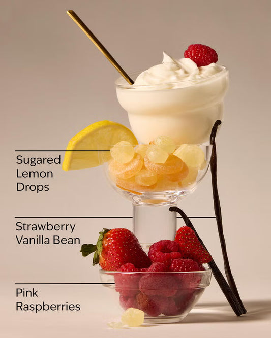 Raspberries & whipped vanilla