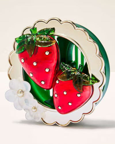 porta aroma de carro fresas