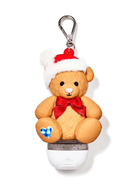 Porta gel osito  navideño