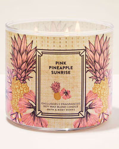 pink pineapple sunrise