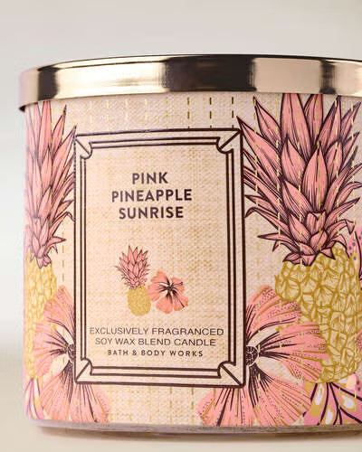 pink pineapple sunrise