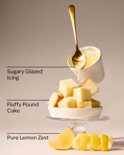 Iced Lemon Pound Cake