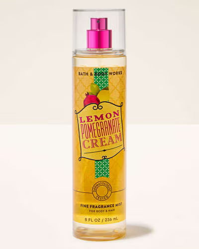 Lemon pomegranate cream