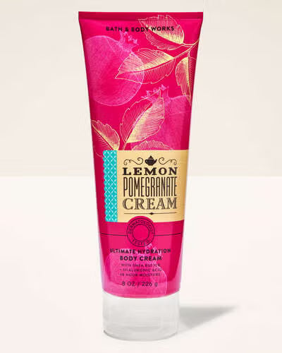 Lemon pomegranate cream