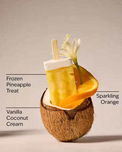 Piña colada swirl