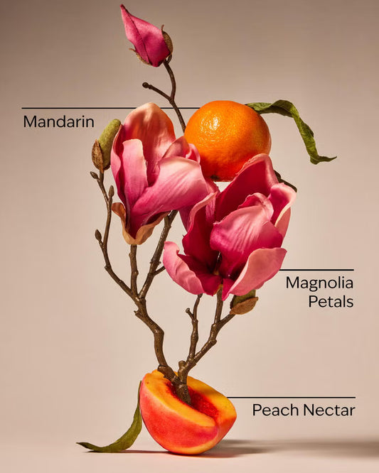 Pink peach blossom