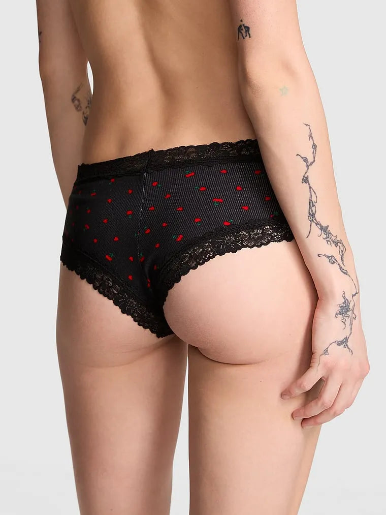 Panty Cheeky Wink con Ribete de Encaje