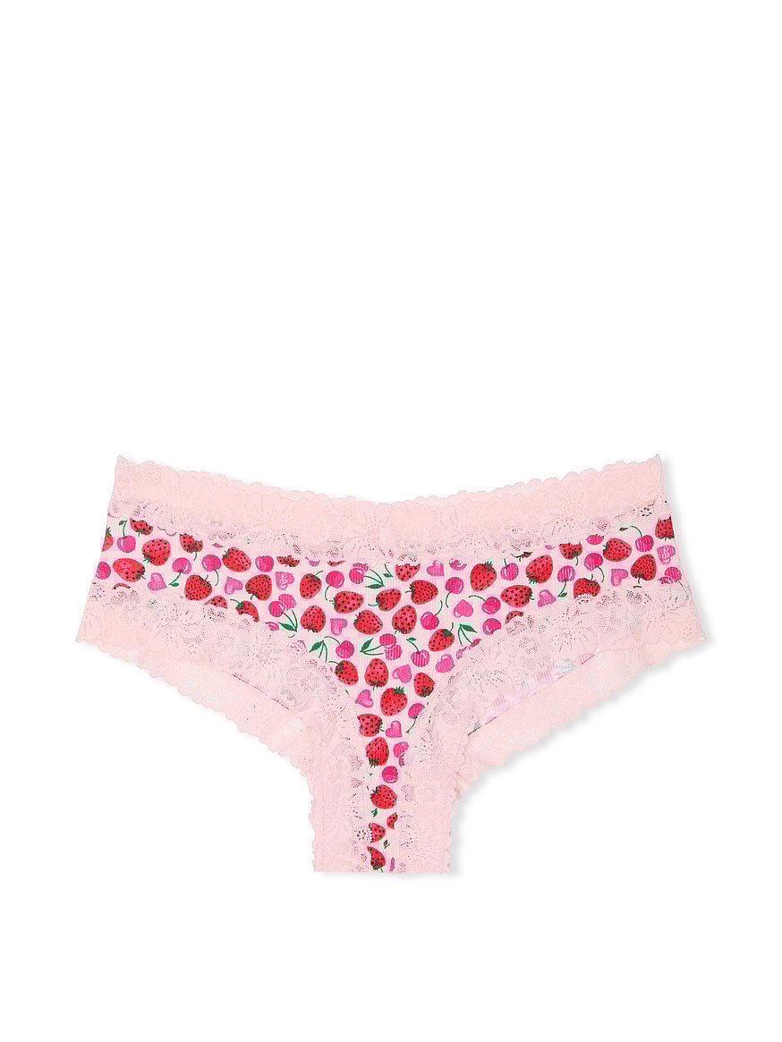 Panti cheeky con ribete de encaje Wink