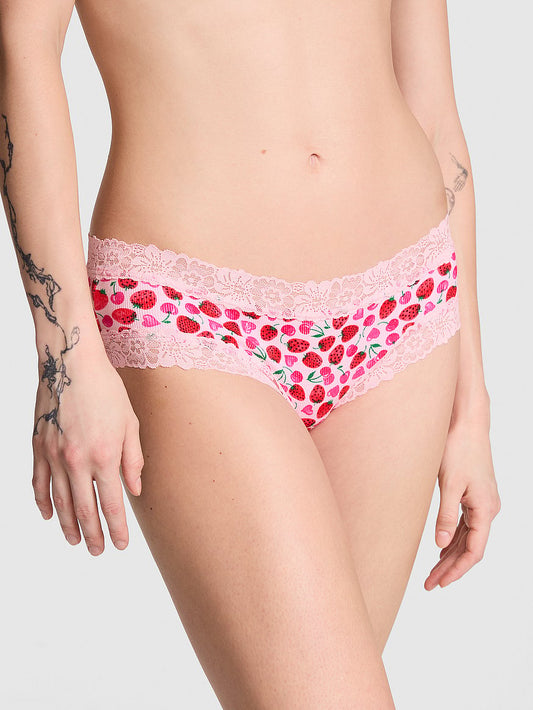 Panti cheeky con ribete de encaje Wink
