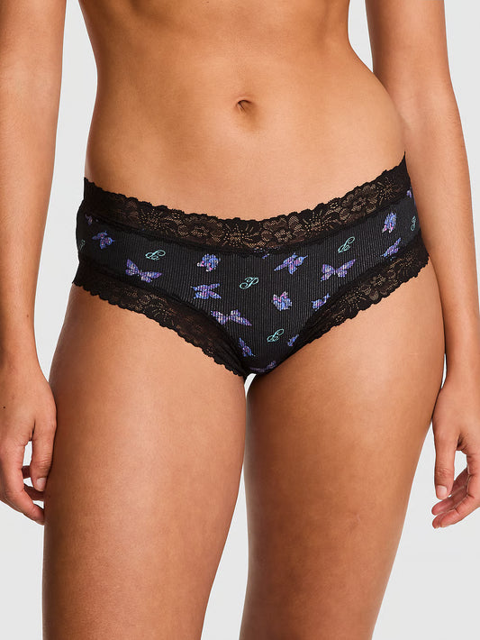 Panti cheeky con ribete de encaje Wink