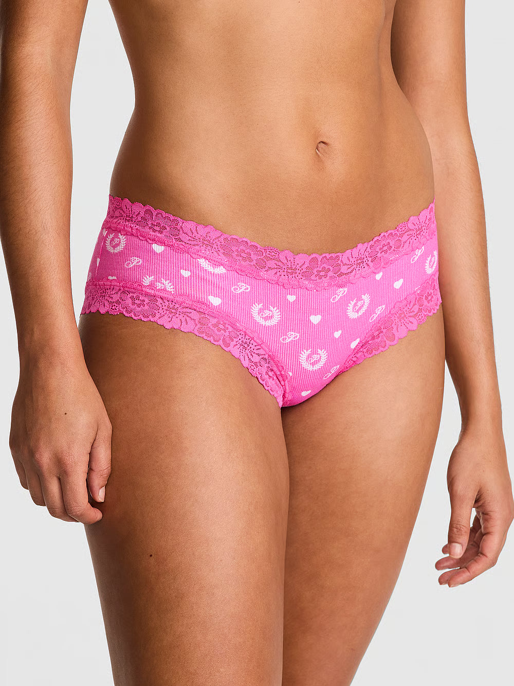 Panti cheeky con ribete de encaje Wink