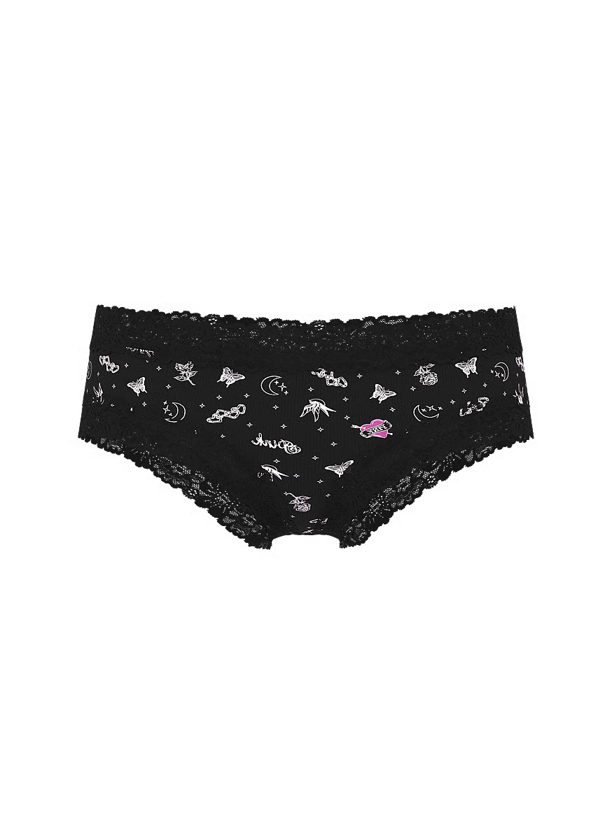 Panti cheeky con ribete de encaje Wink