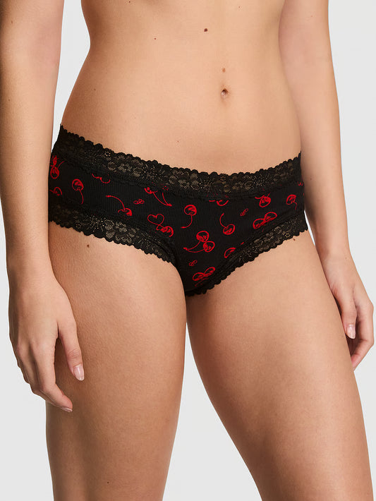 Panti cheeky con ribete de encaje Wink