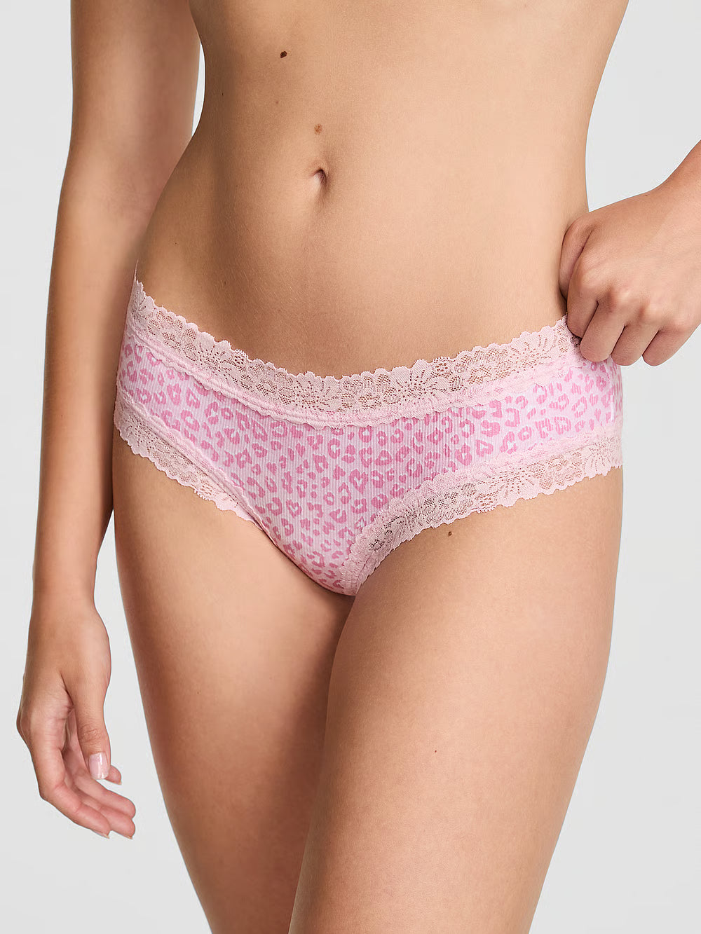 Panti cheeky con ribete de encaje Wink