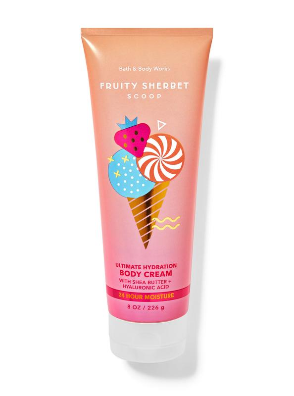 Fruity sherbet scoop