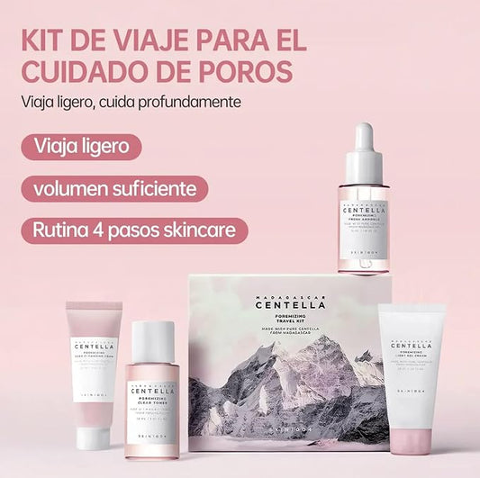 SKIN1004- Kit de viaje para poros con centella de Madagascar