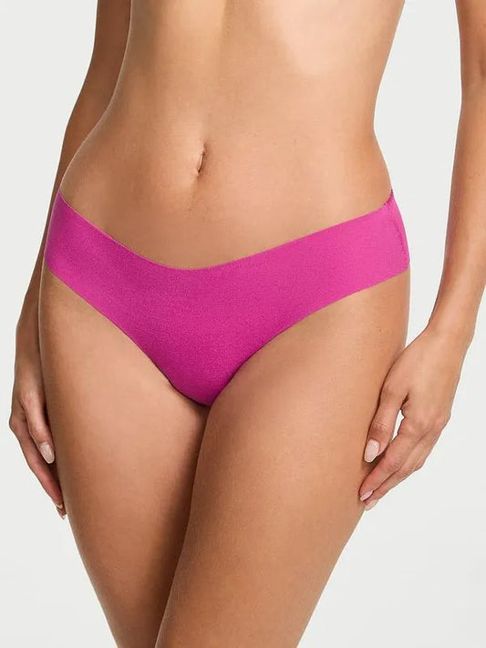 Panty Tanga No-Show con Espalda de Mesh y Logo