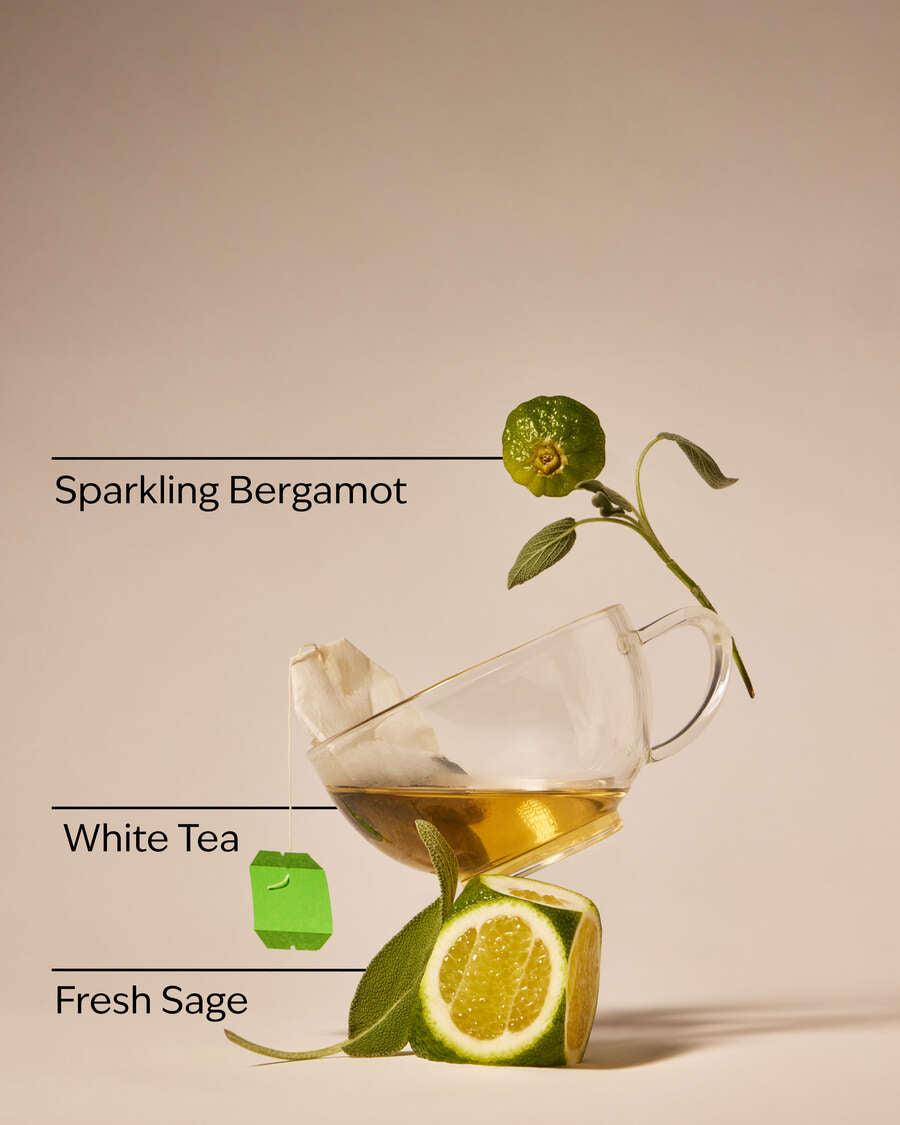 White tea y sage
