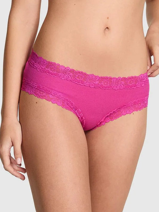 Panty Cheeky con Ribete de Encaje Wink