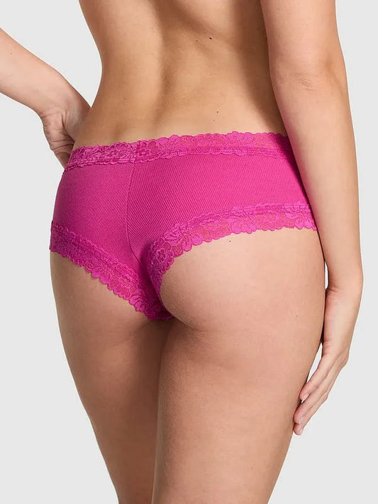 Panty Cheeky con Ribete de Encaje Wink