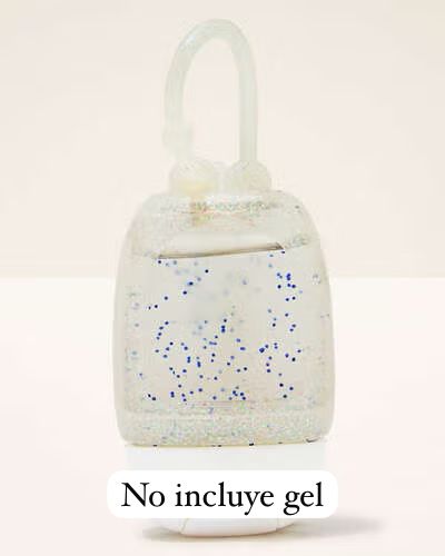 porta gel sencillo blanco