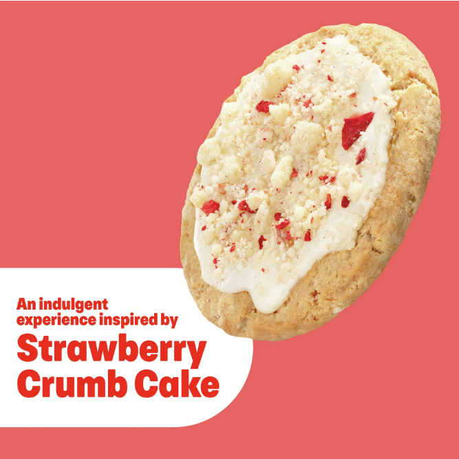 Strawberry crumb cake