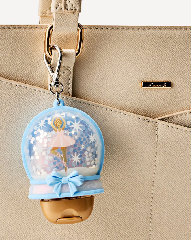 porta gel globo de nieve bailarina