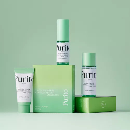 Purito SEOUL - Set de viaje de la línea sin fragancia Centella Unscented MINI