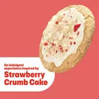 strawberry crumbl cake