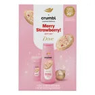 strawberry crumbl cake