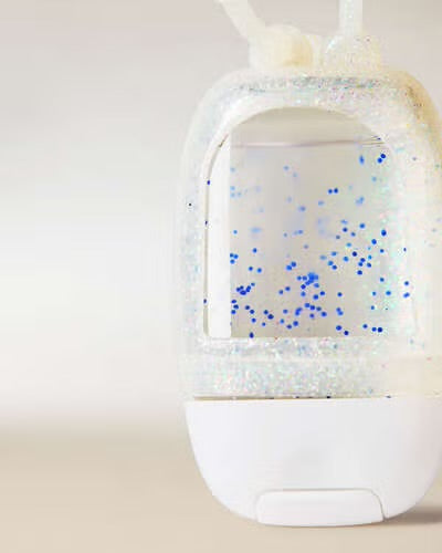 porta gel sencillo blanco