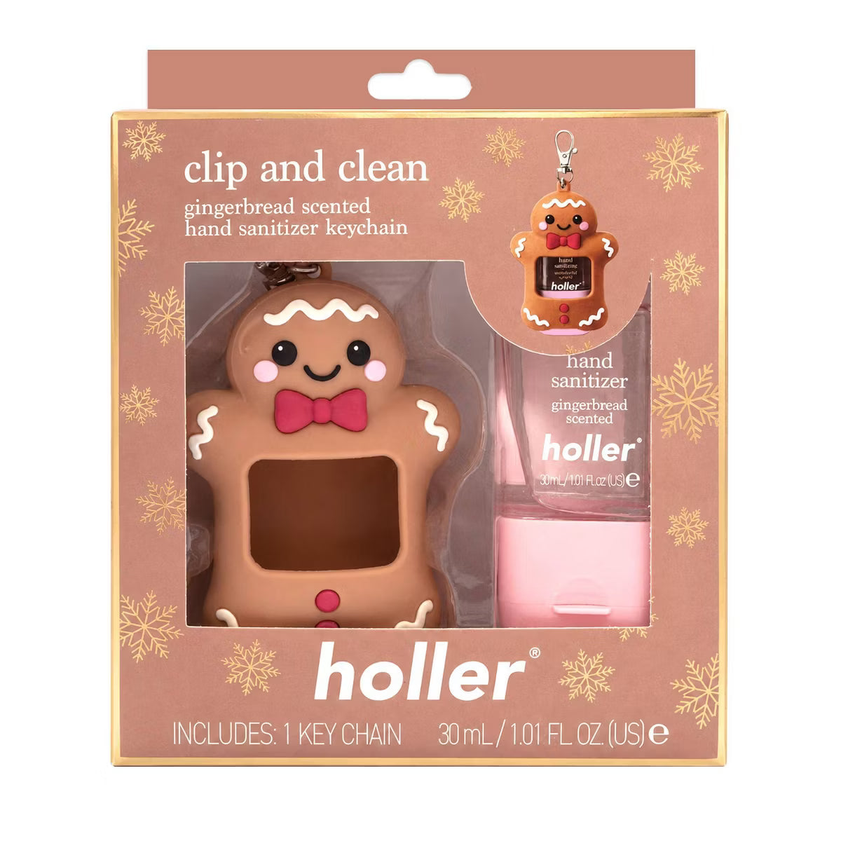 set de porta gel con gel galleta de gengibre