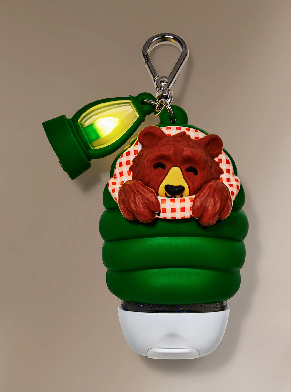 Porta gel oso con lamparita