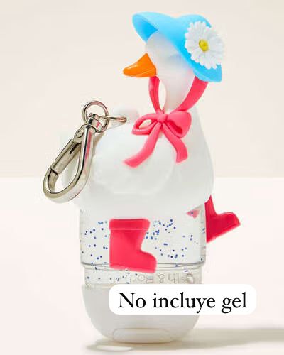 porta gel patita con sombrero