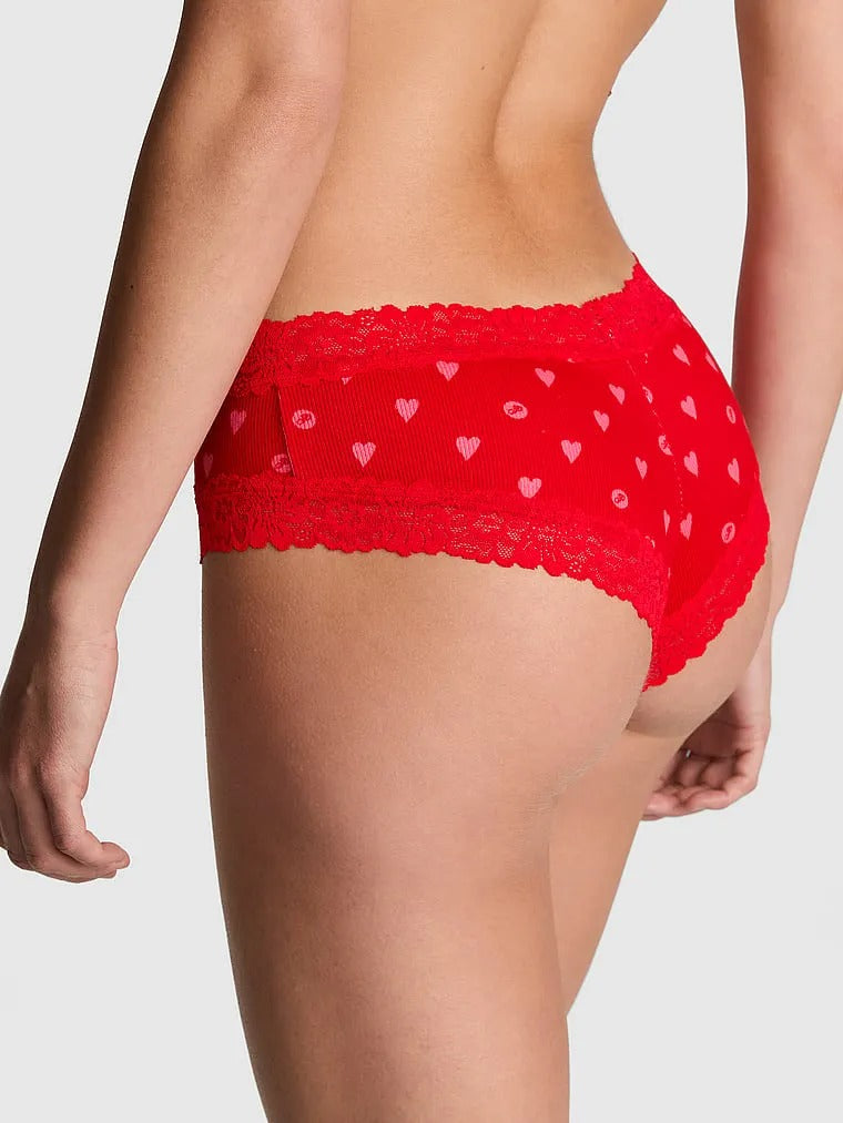 Panty Cheeky con Ribete de Encaje Wink