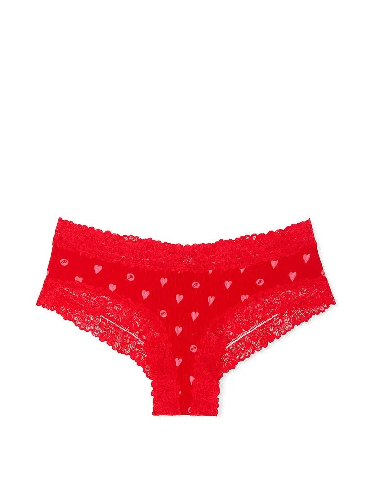 Panty Cheeky con Ribete de Encaje Wink