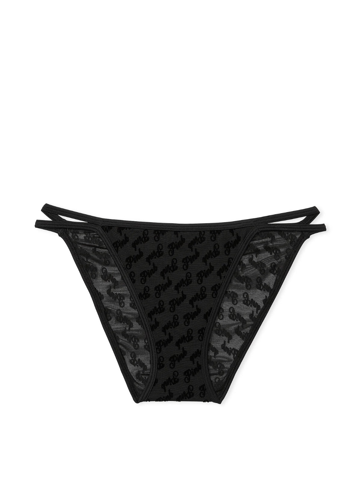 Panti cheeky a tiras de malla con logo