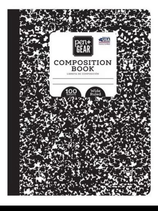 libreta tipo universitaria Pen+Gear composition book