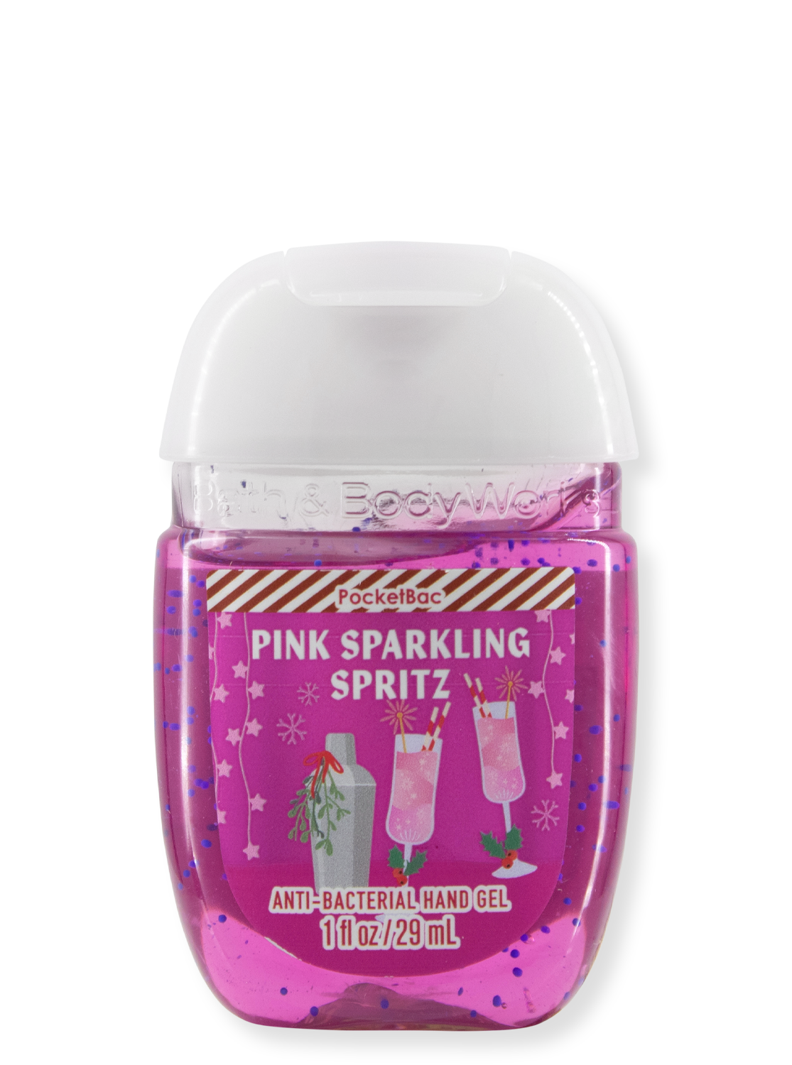 Pink sparkling spritz