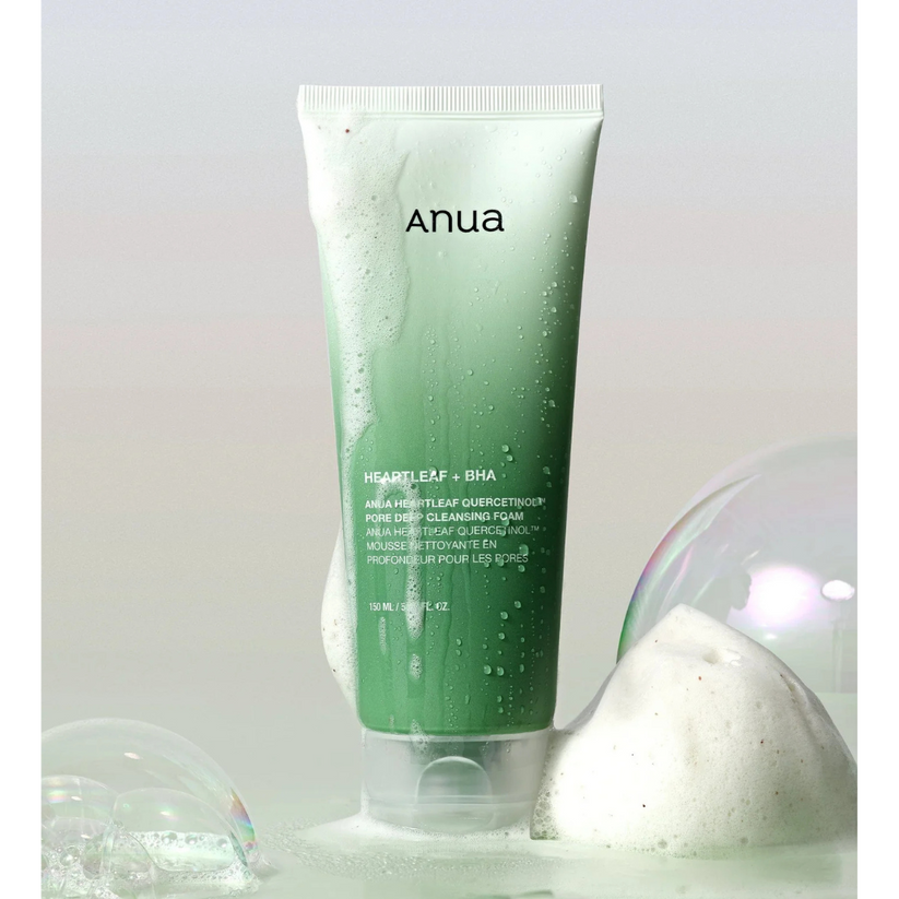 Anua - Espuma Limpiadora Heartleaf Quercetinol Pore Deep Cleansing Foam