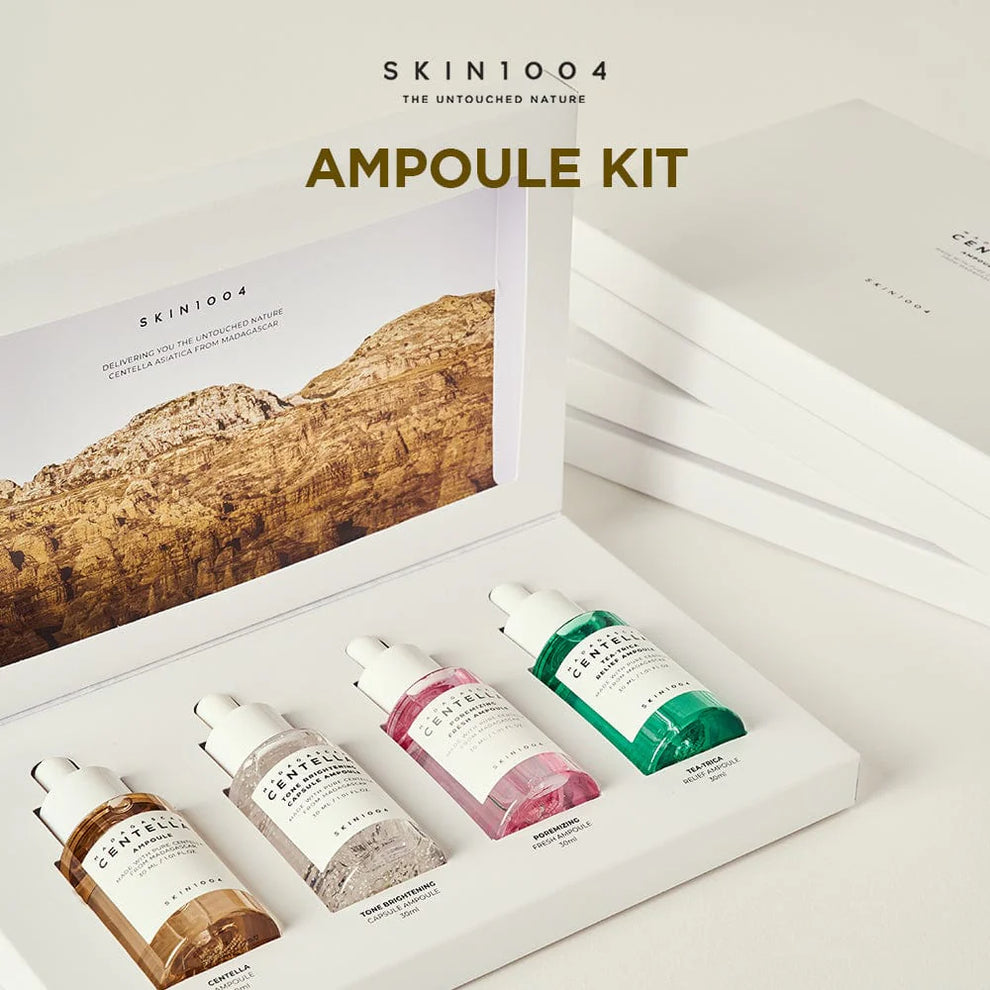 SKIN 1004 - Kit de Ampollas de Centella Madagascar Centella Ampoule Kit